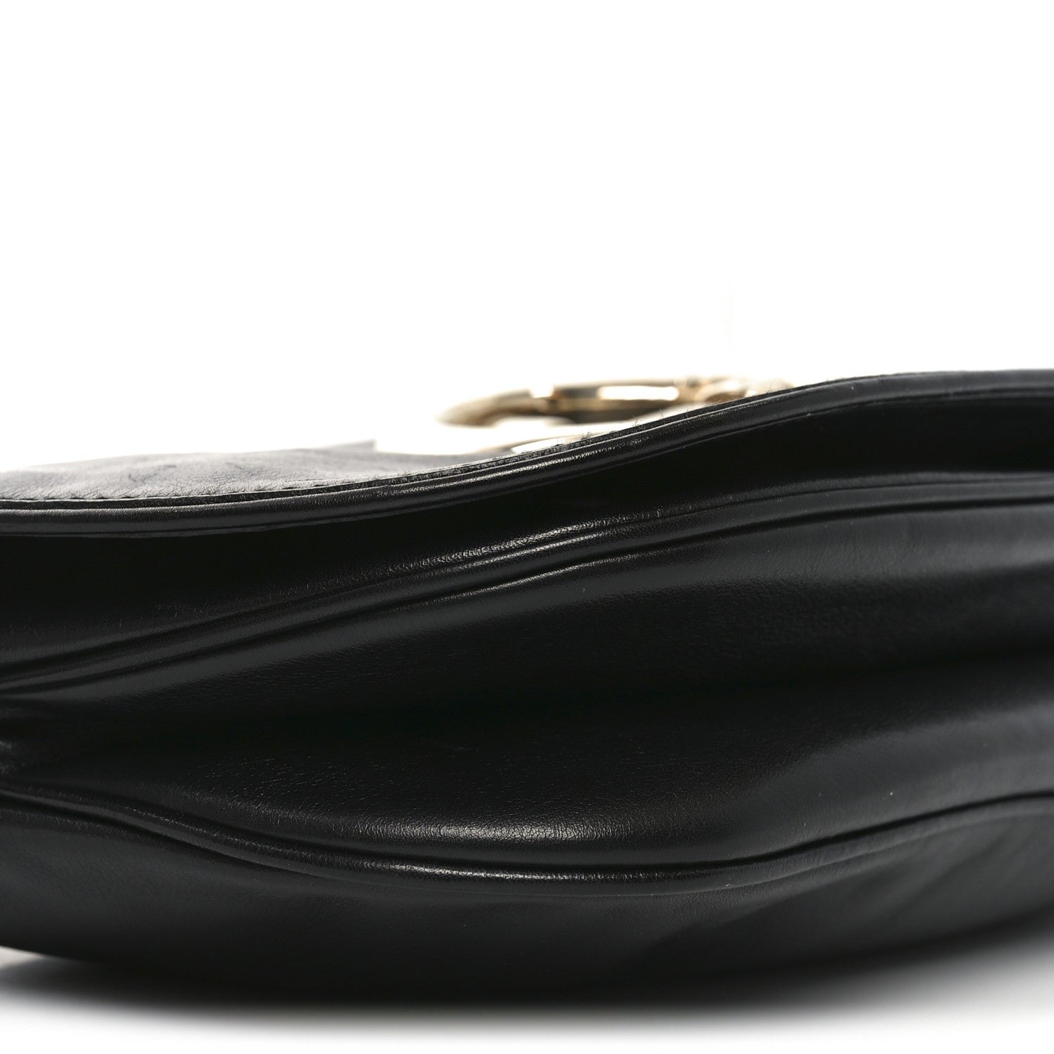 Calfskin Small Britt Shoulder Bag Black
