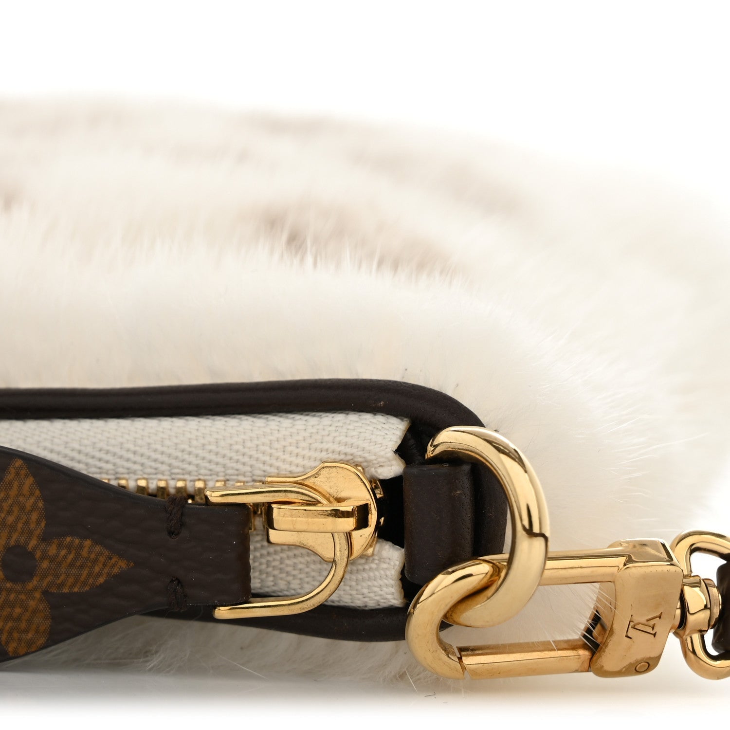 Monogram Mink Neo Pochette Milla Vision White