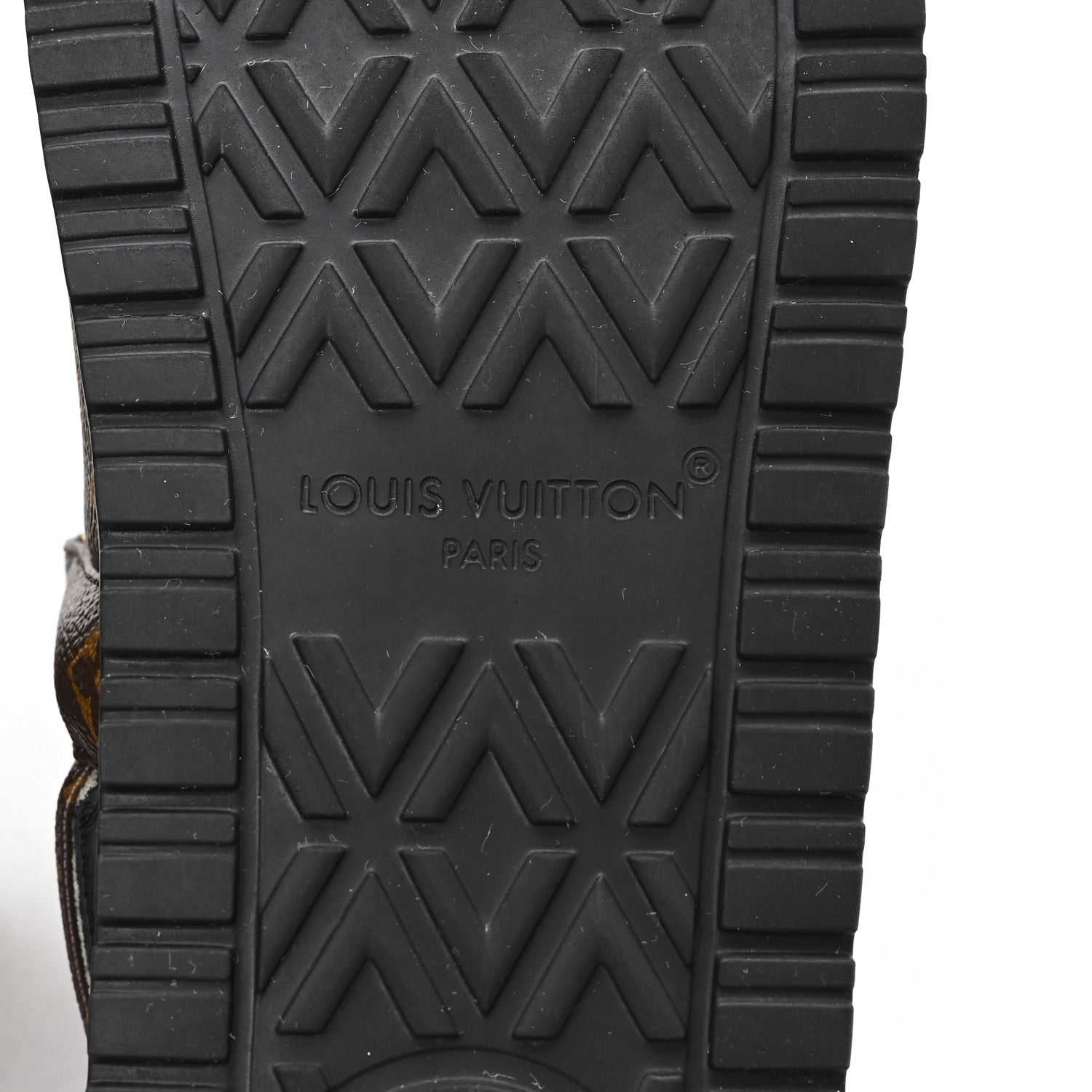 Monogram LV Sunset Comfort Flat Sandals 36 Cacao Brown