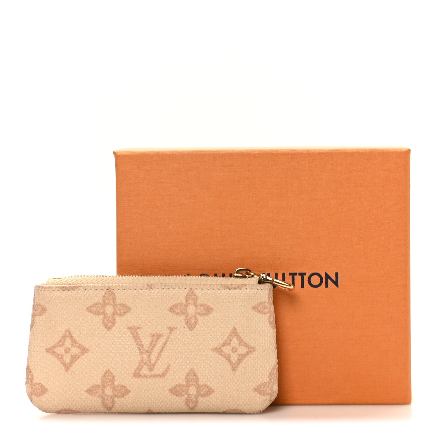Monogram Origine Lin Key Pouch Linen