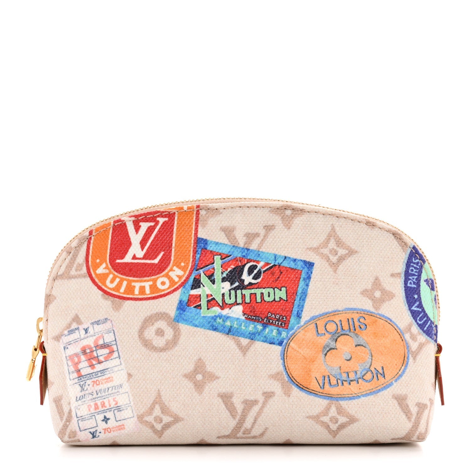 Monogram Flight Mode Cosmetic Pouch Dune