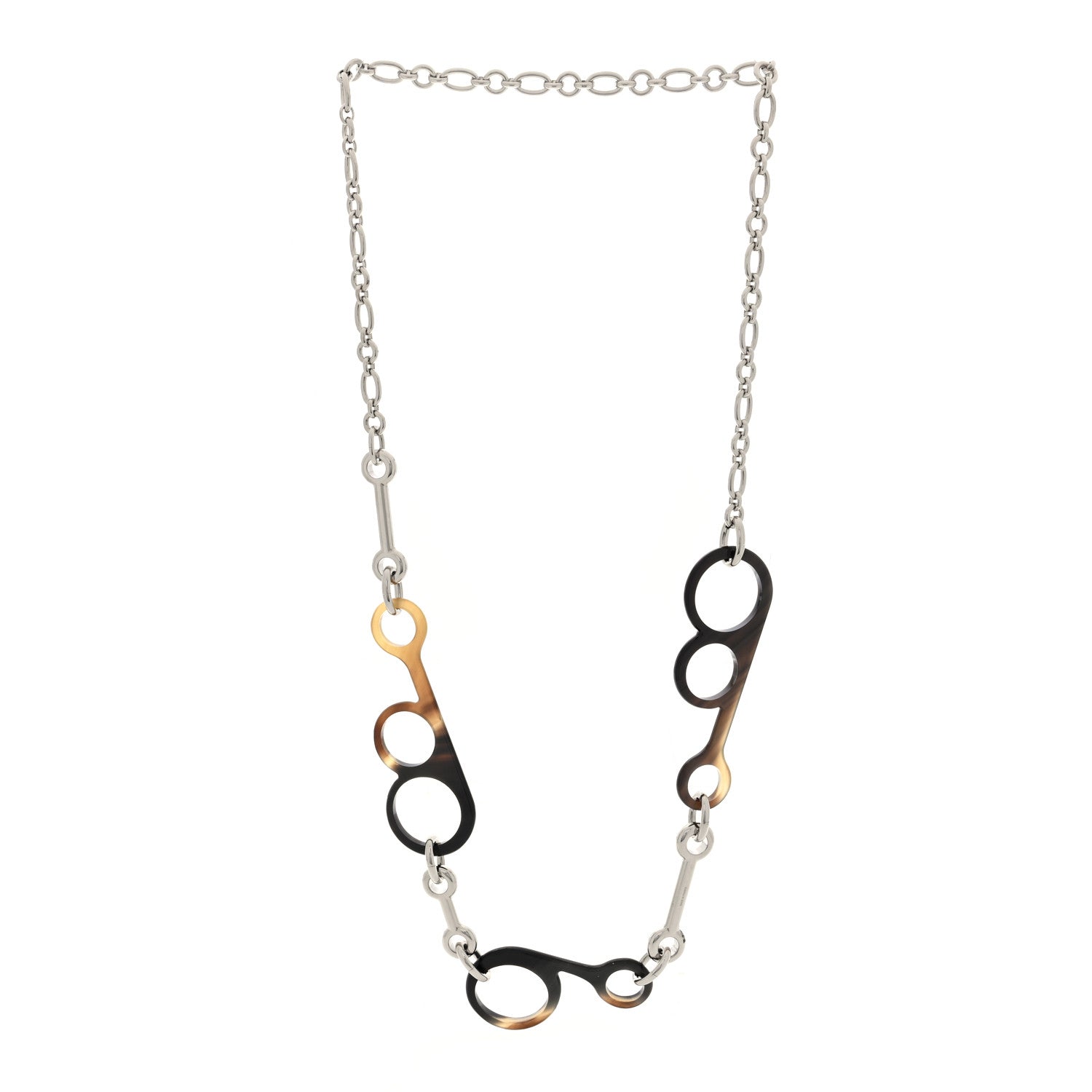 Metal Buffalo Horn Rhapsody Necklace