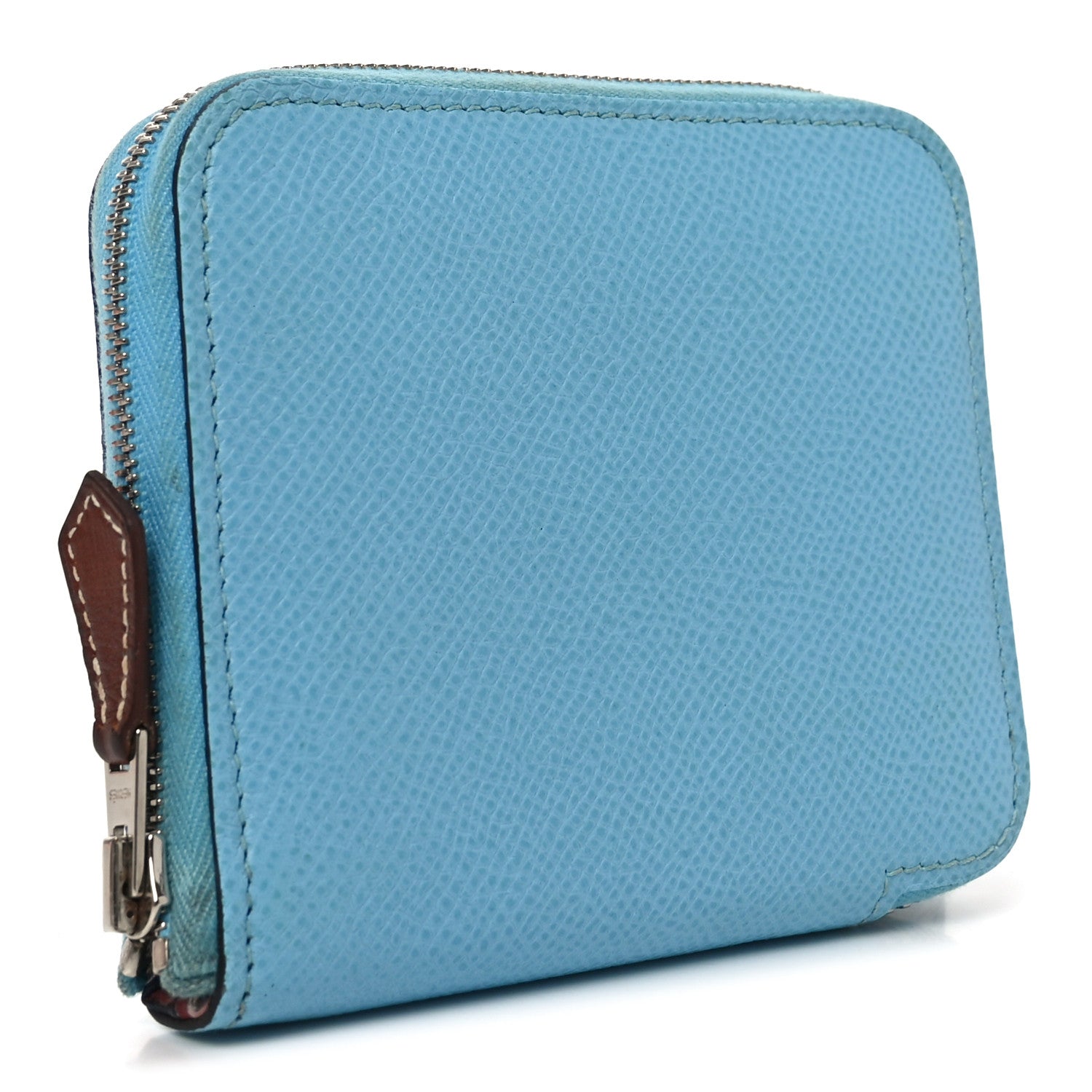 Epsom Silk'In Compact Wallet Celeste