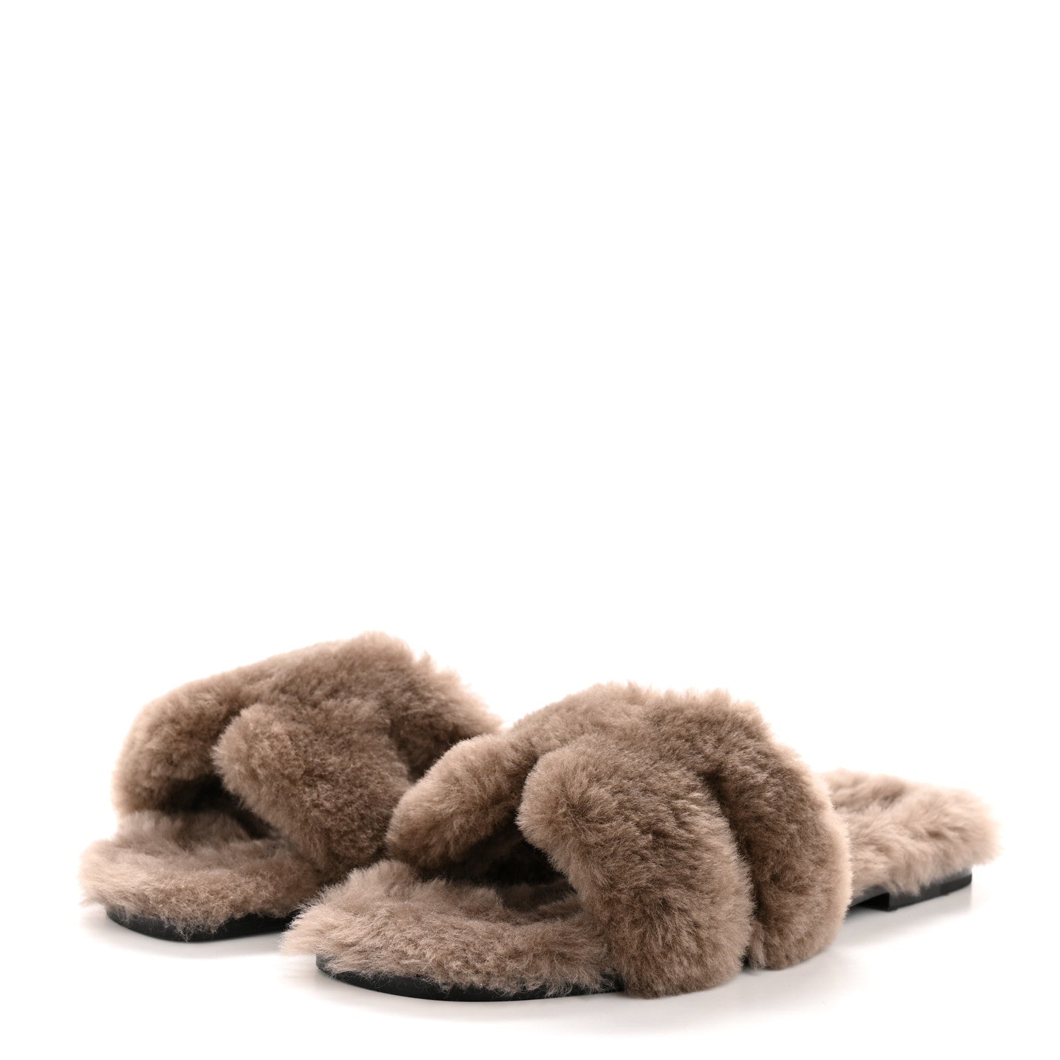 Woolskin Oran Sandals 38.5 Etoupe