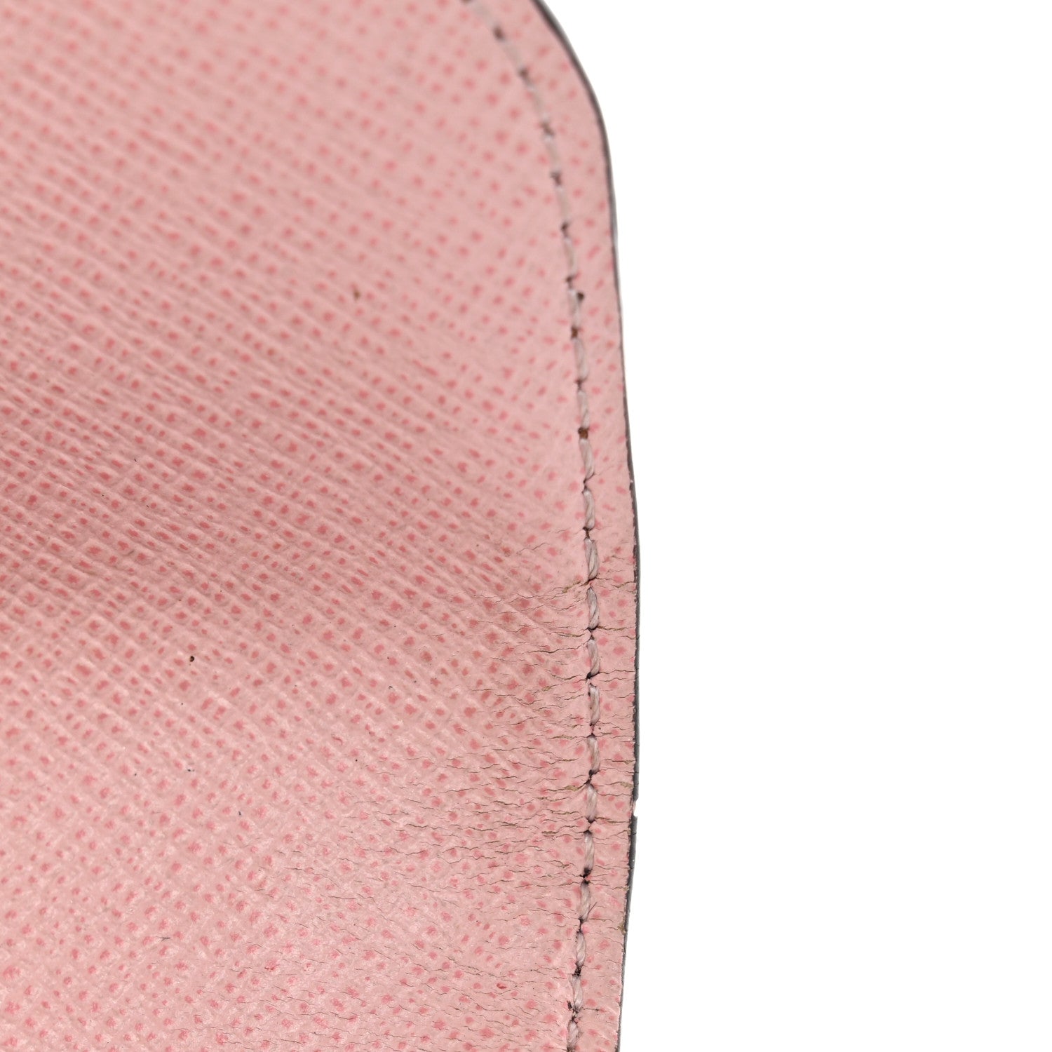Damier Ebene Rosalie Coin Purse Rose Ballerine