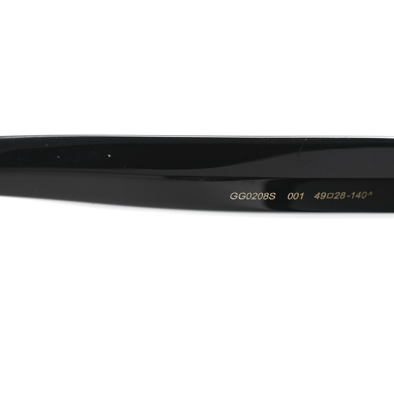 Round Frame Star Sunglasses GG0208S Black