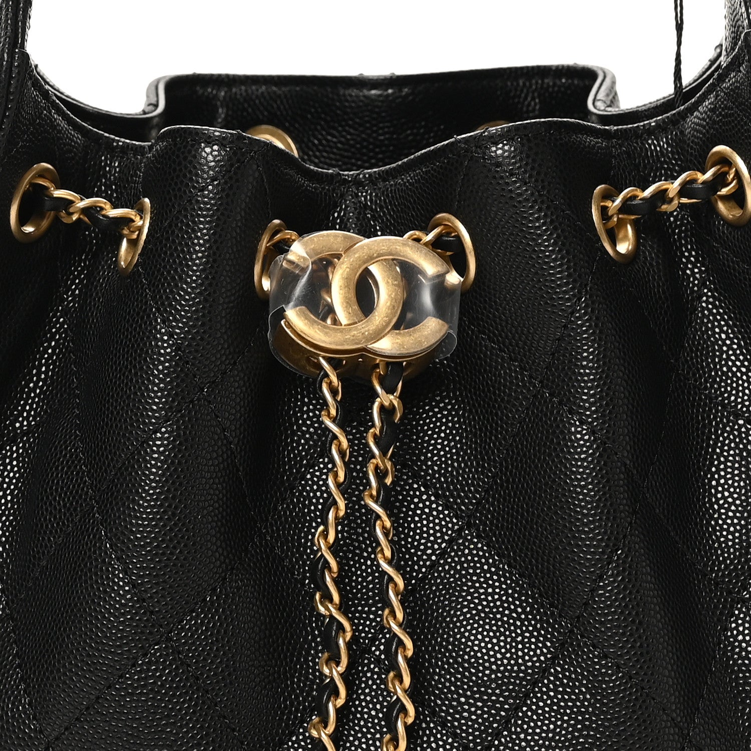 Caviar Quilted Mini Chanel 25 Handbag Black
