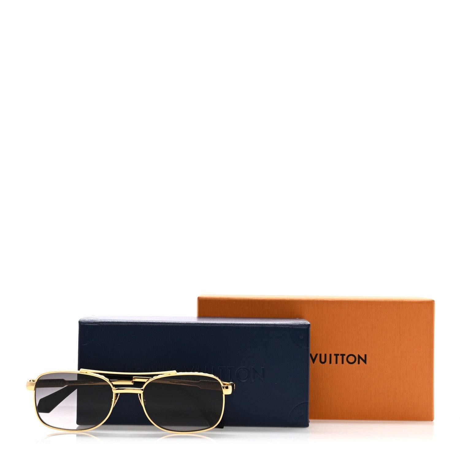 Metal Square Sunglasses Z2207U Gold