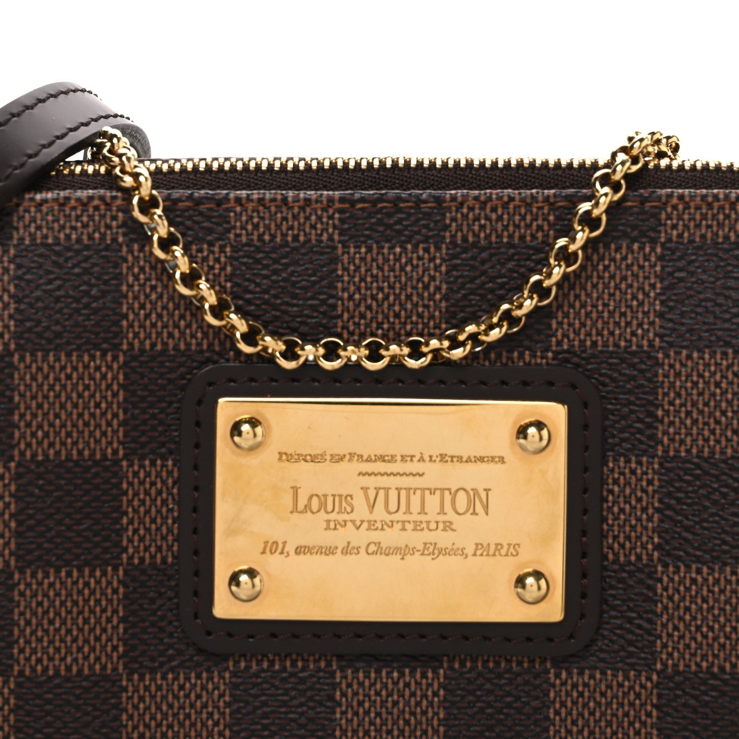 Damier Ebene Eva Clutch
