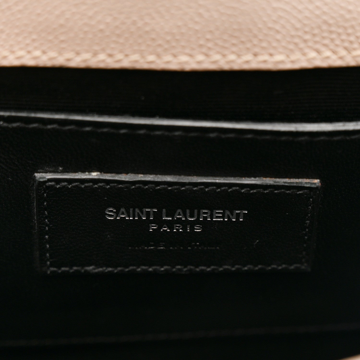 Grain De Poudre Classic Kate Monogram Clutch Nude Powder