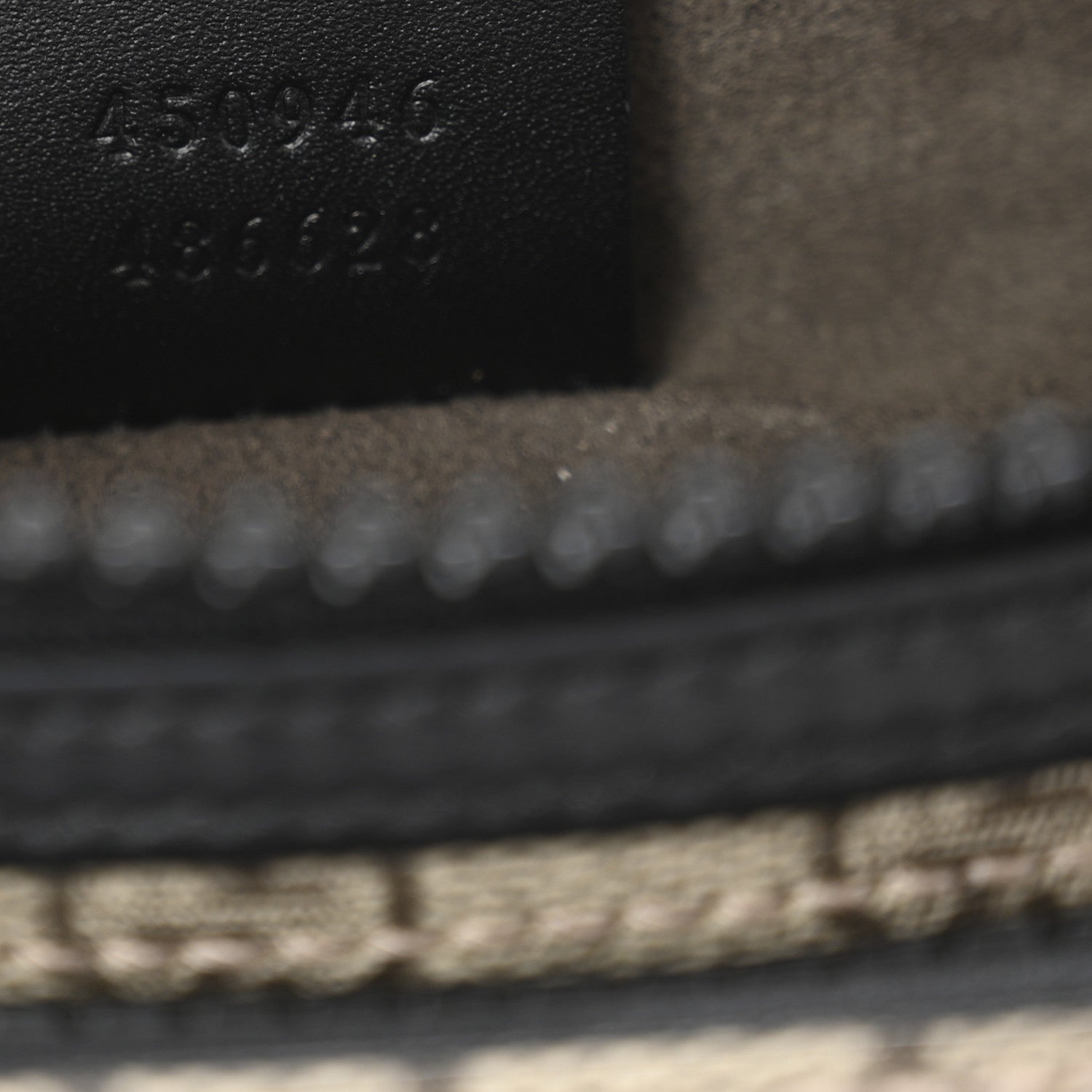 GG Supreme Monogram Belt Bag Black