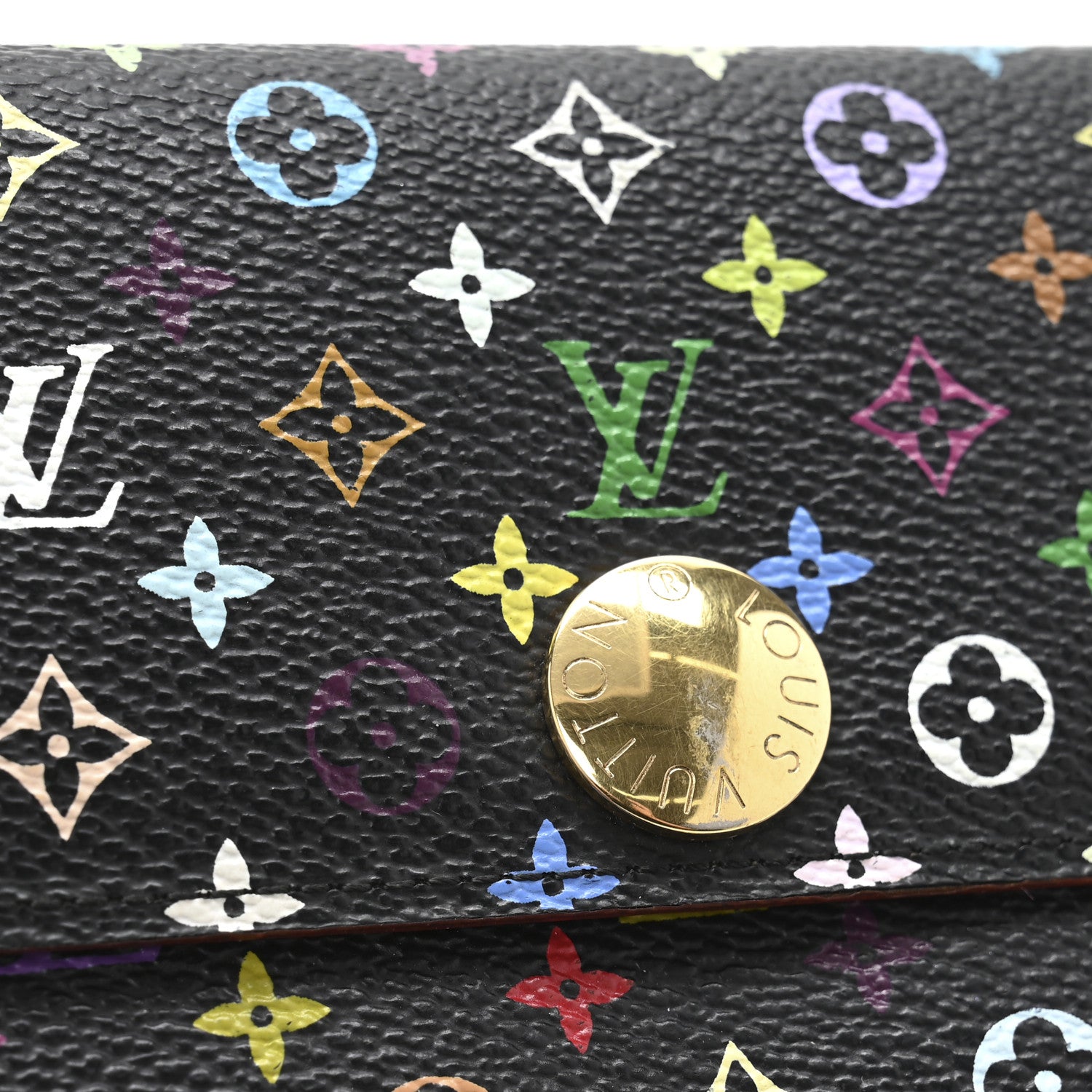 Monogram Multicolor Sarah Wallet Black Grenade