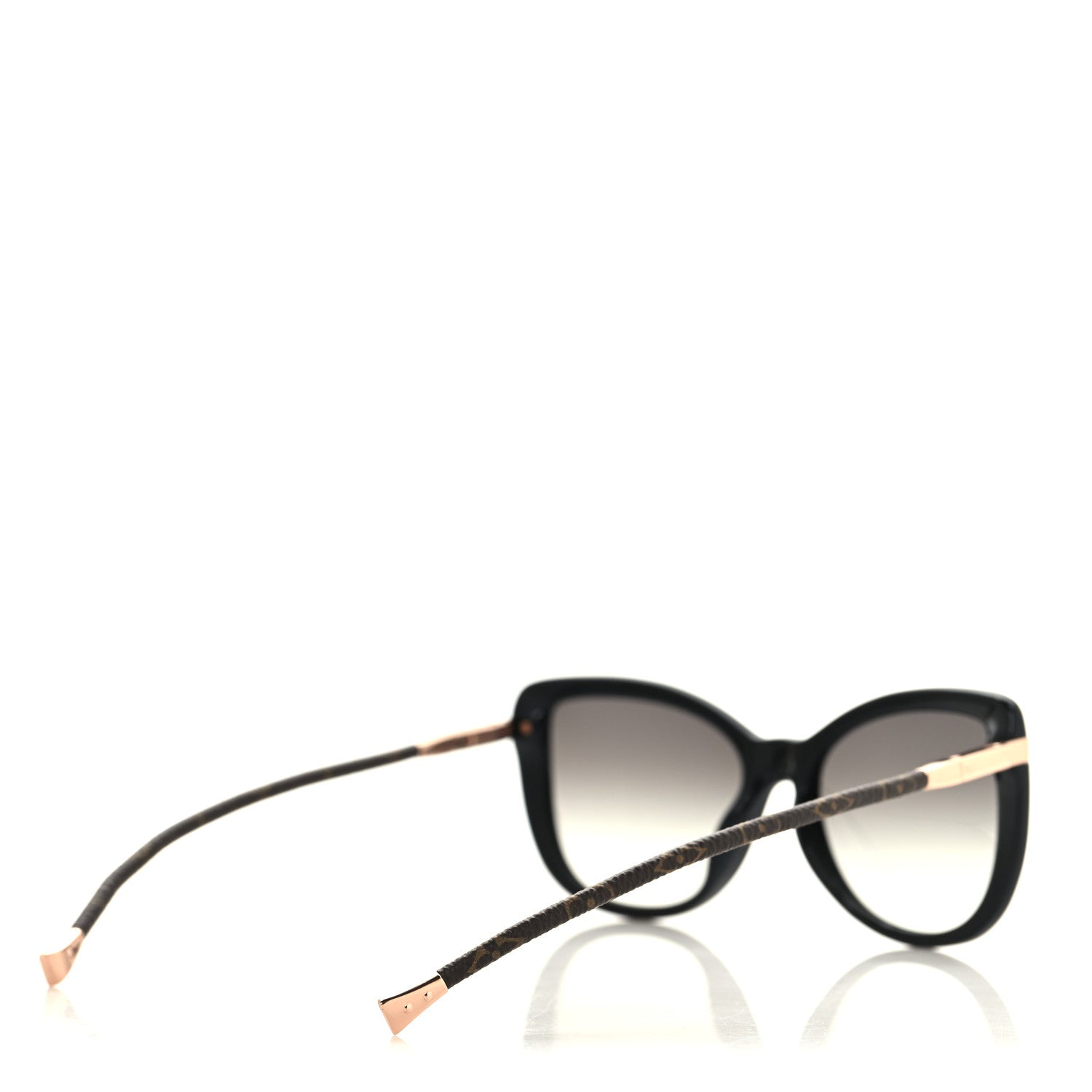 Monogram Acetate Charlotte Sunglasses Z0781E Black