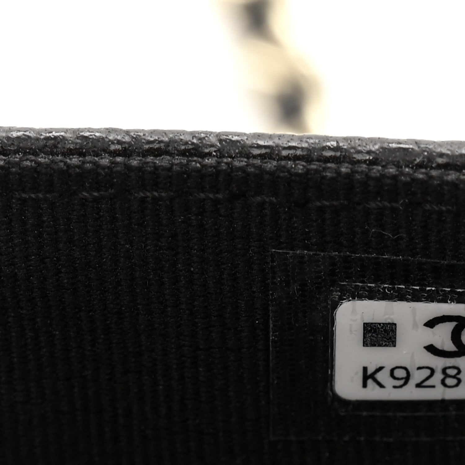 Caviar Quilted Chain Camera Bag Black