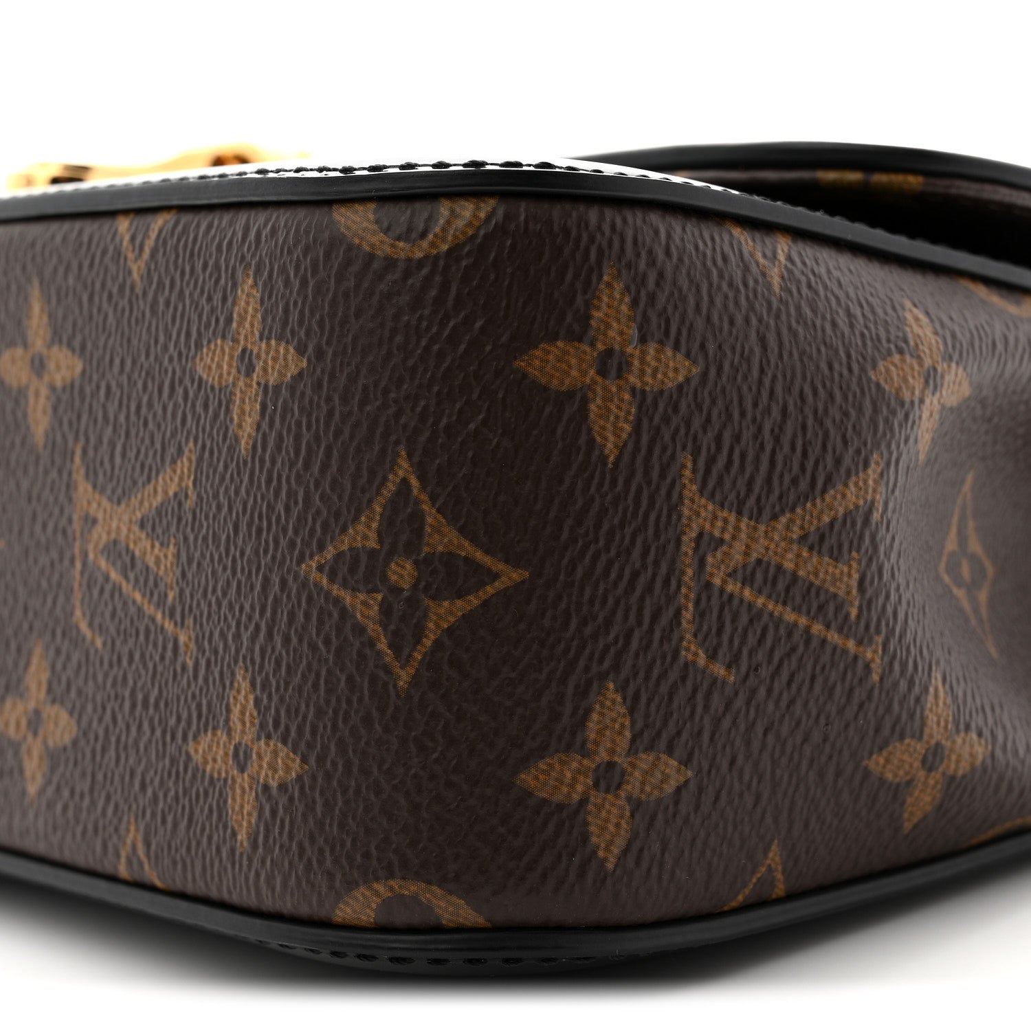 Patent Calfskin Monogram Cherrywood BB Black