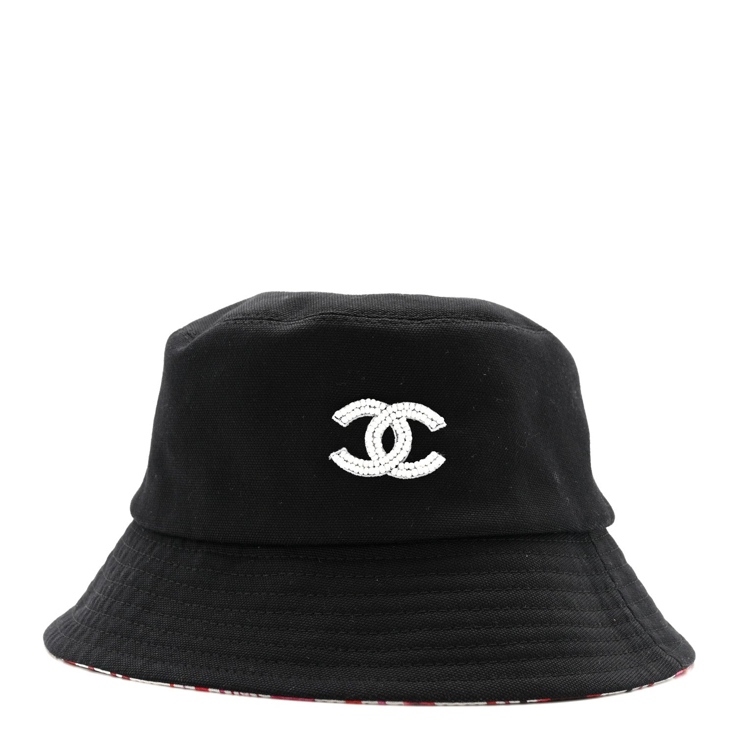 Cotton Pearl CC Bucket Hat S Black