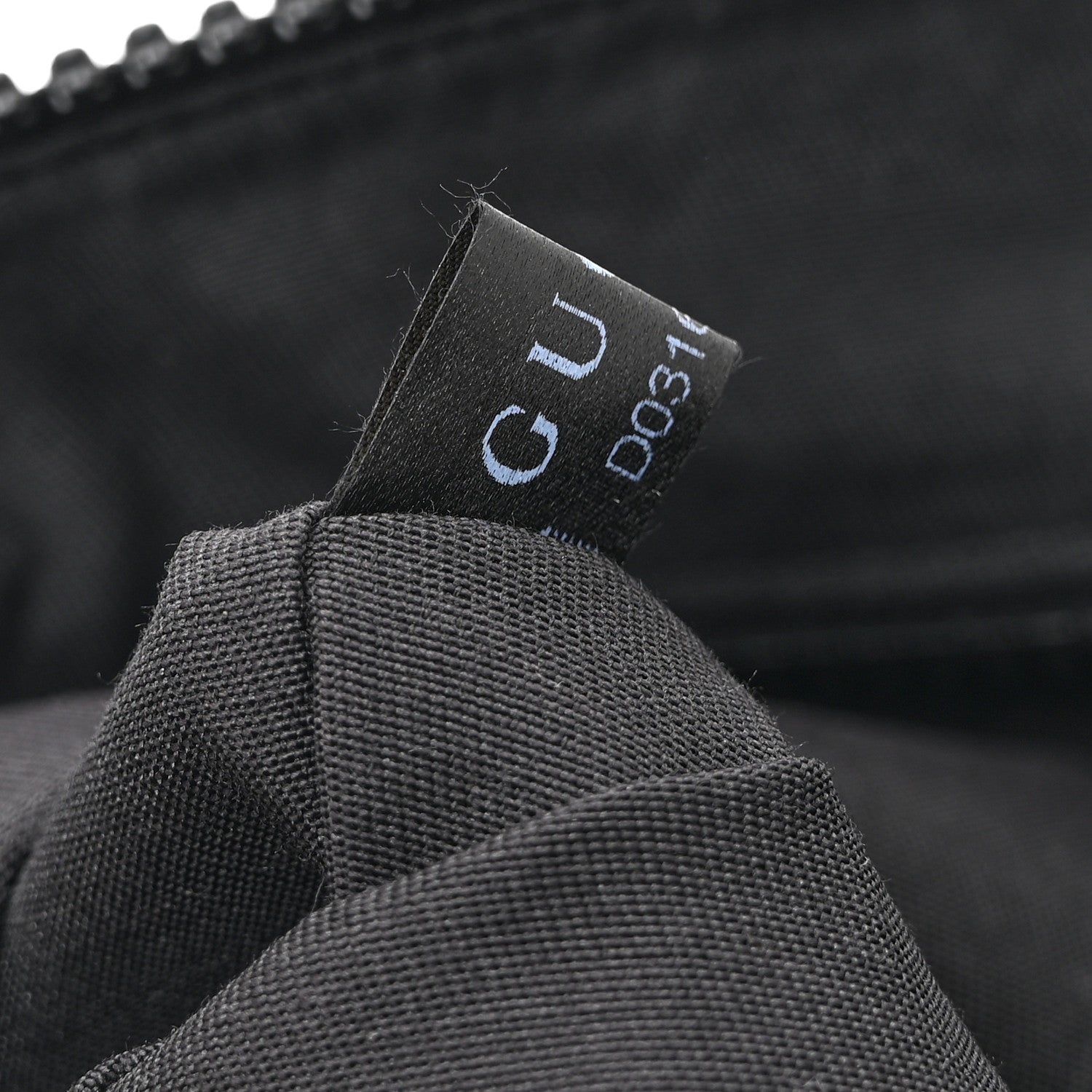 Nylon Monogram Small Flat Messenger Bag Black