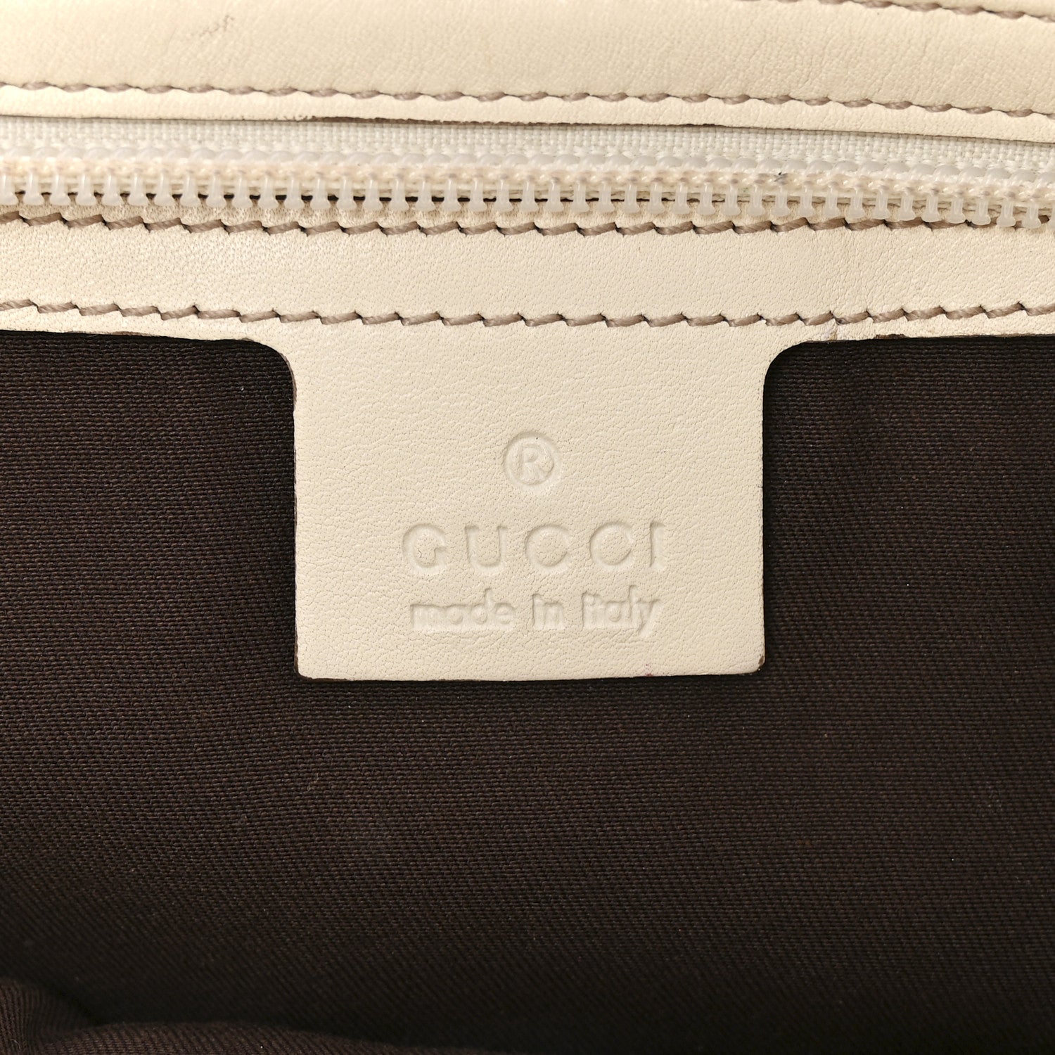 Monogram Large Punch Tote Off White