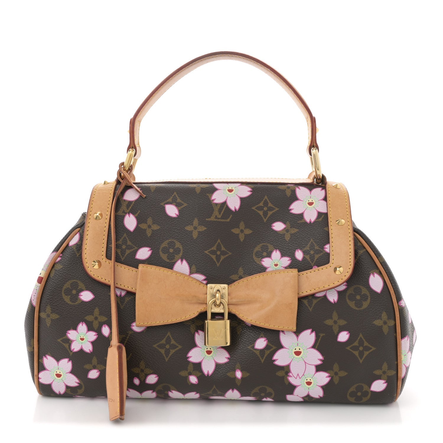 Monogram Cherry Blossom Sac Retro Bag Brown