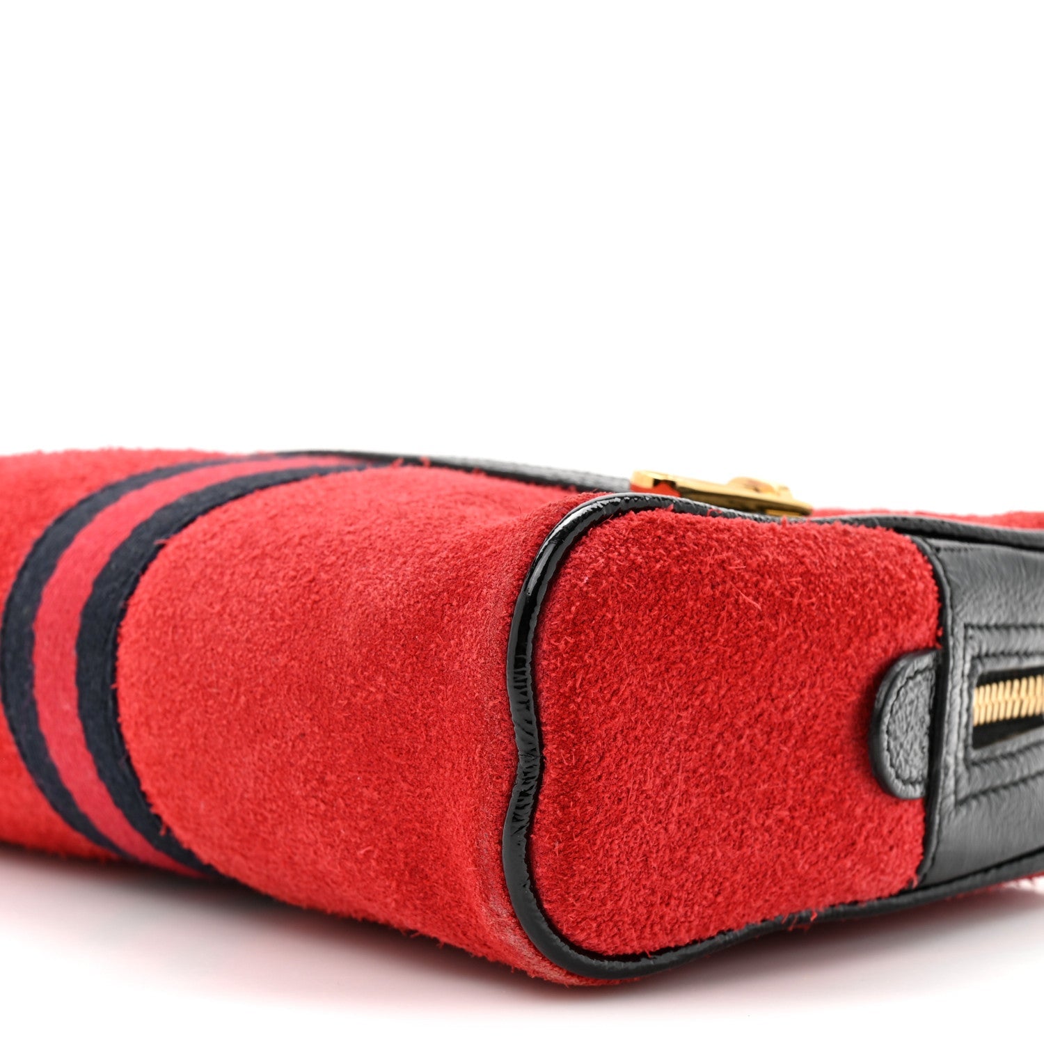 Suede Small Ophidia Belt Bag 85 34 Hibiscus Red