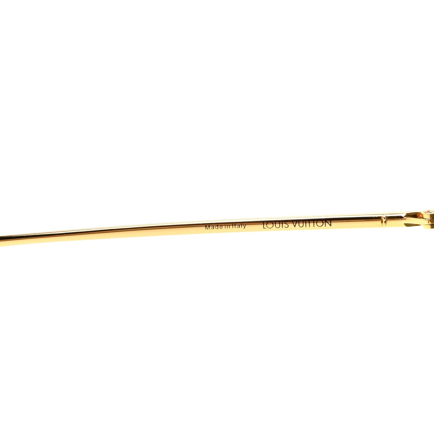 Metal LV Charm Cat Eye Sunglasses Z1720U Gold