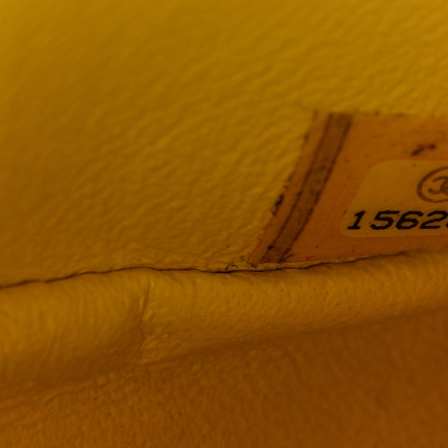 Lambskin Quilted Mini Rectangular Flap Yellow