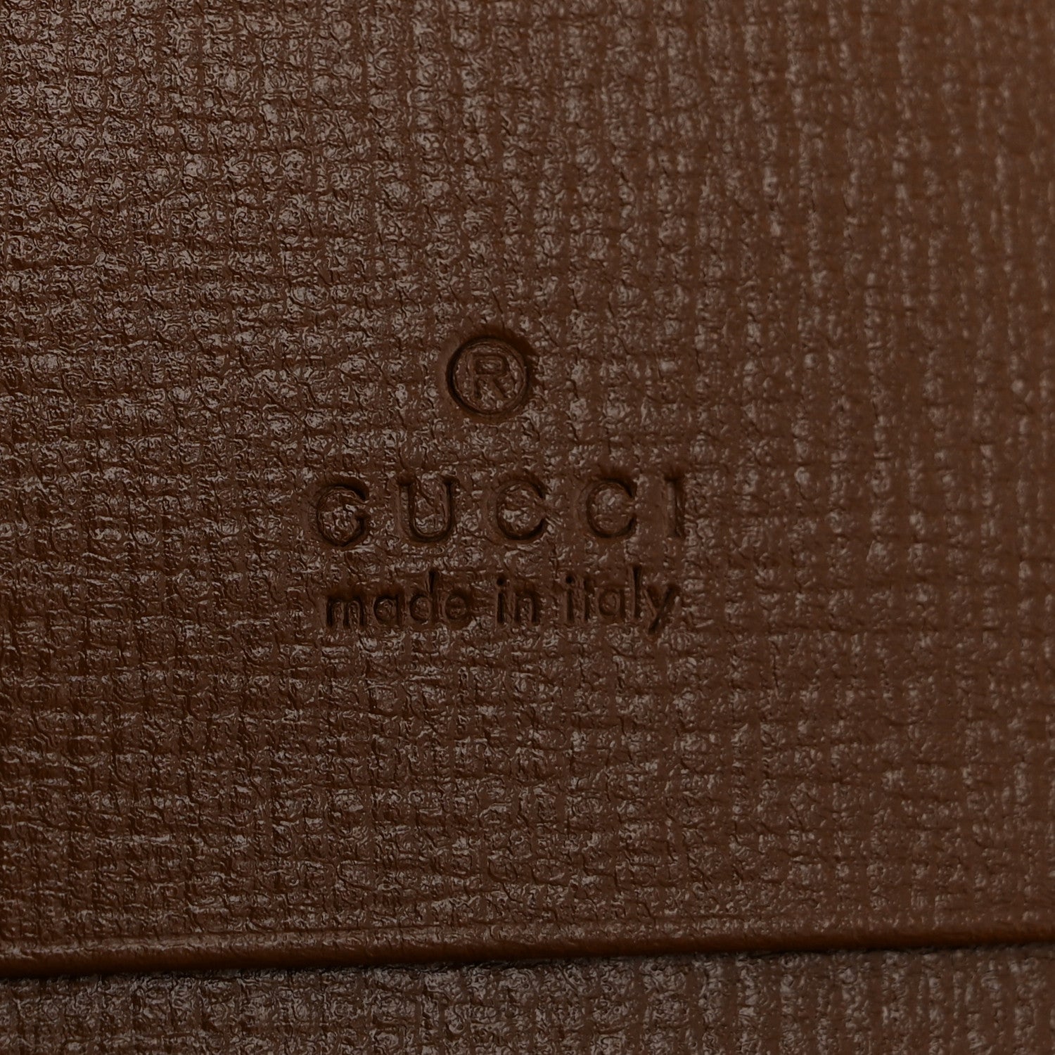GG Supreme Monogram Textured Calfskin Web Jackie 1961 Card Case Beige Ebony Brown Sugar