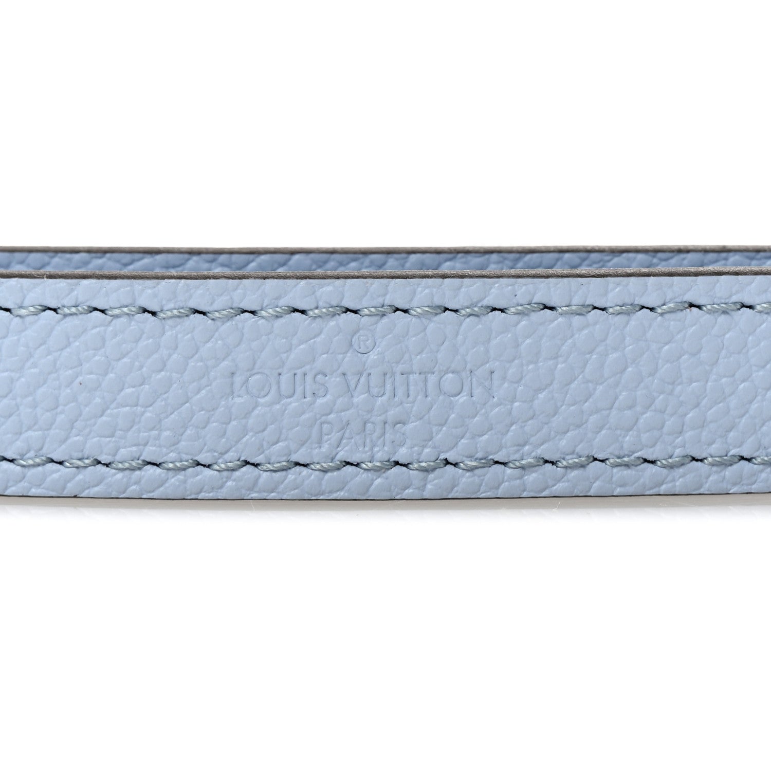 Calfskin Buci Shoulder Strap Bleu Nuage