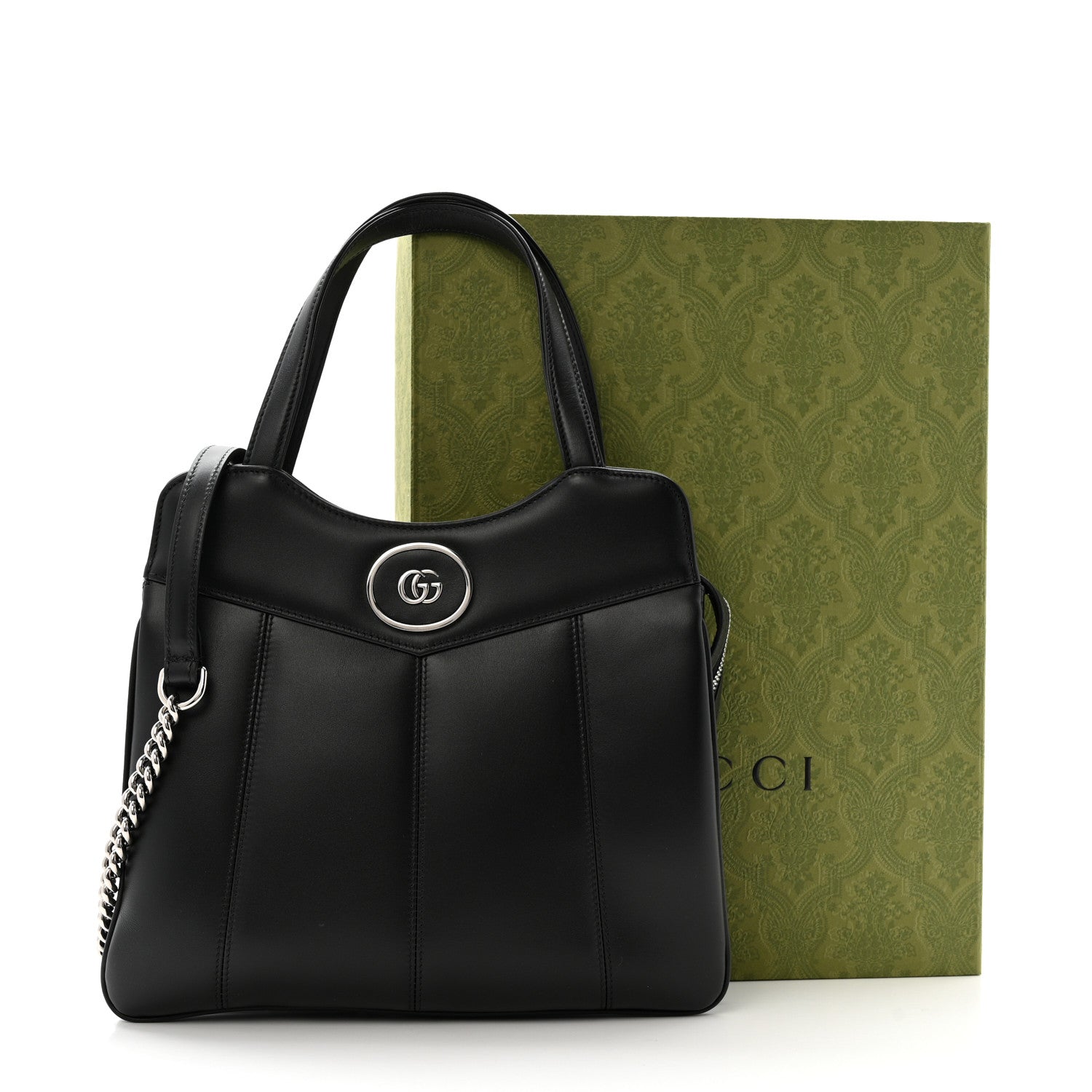 Calfskin Petite GG Small Tote Bag Black