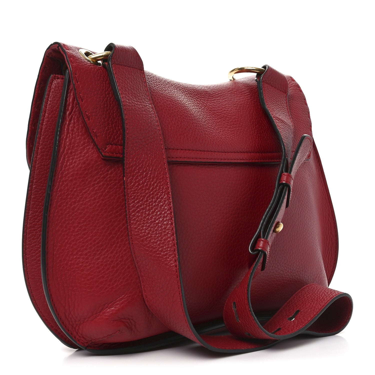 Cellarius Calfskin Feline GG Marmont Flap Shoulder Bag Vulcanic Red