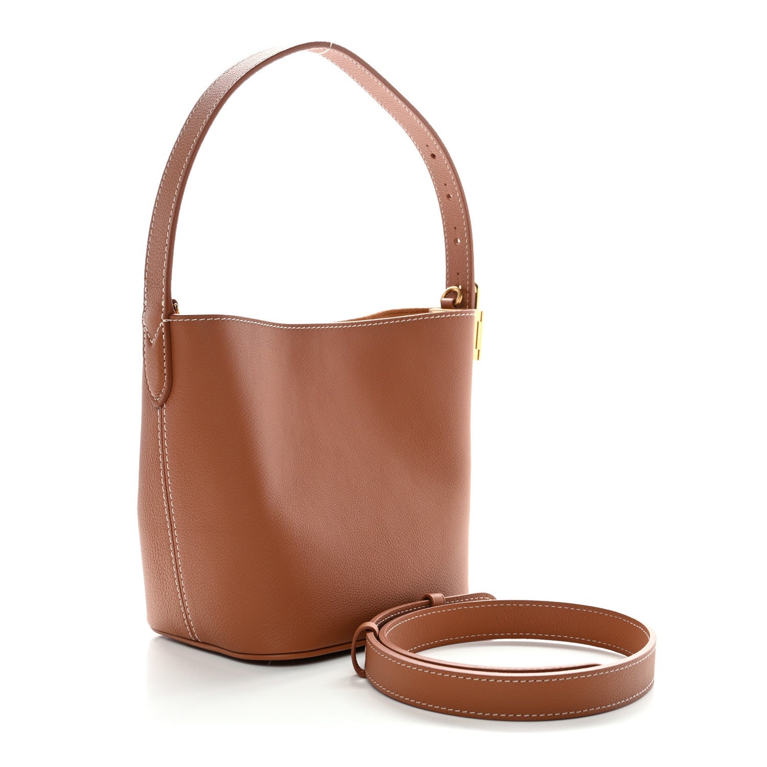 Grained Calfskin Low Key All In BB Cognac