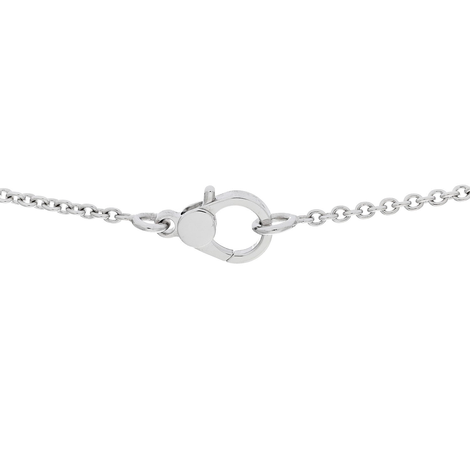 18K White Gold Diamond Finesse Pendant Necklace