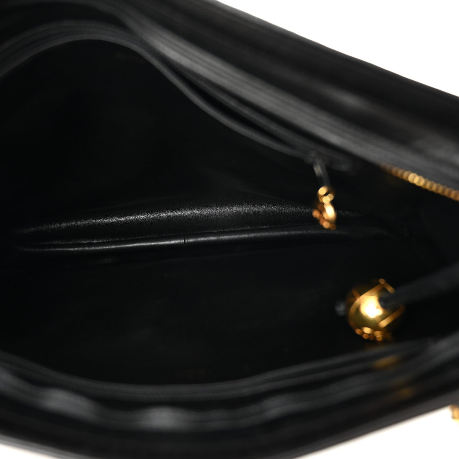 Lambskin Triple CC Shoulder Bag Black