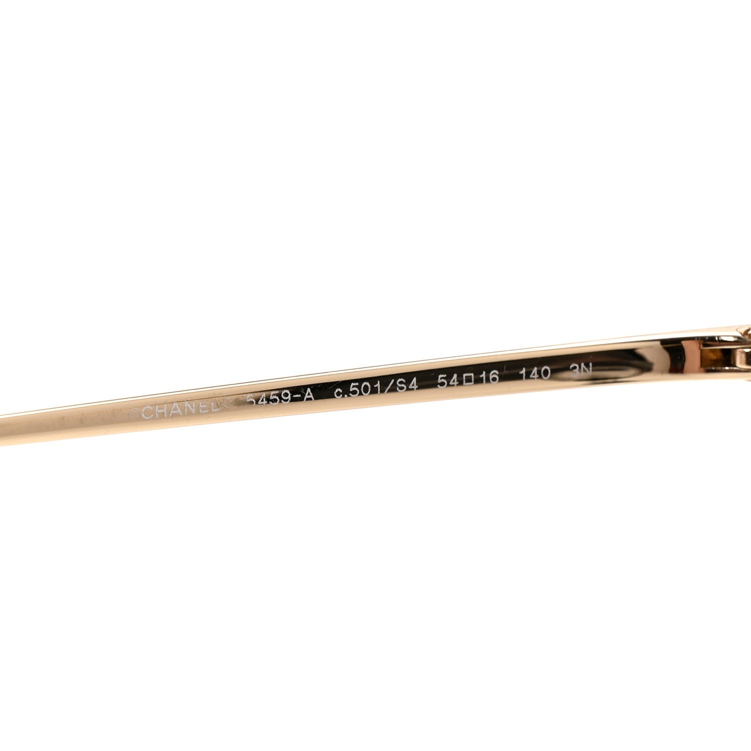 Acetate Metal Butterfly Sunglasses 5459-A Black Gold