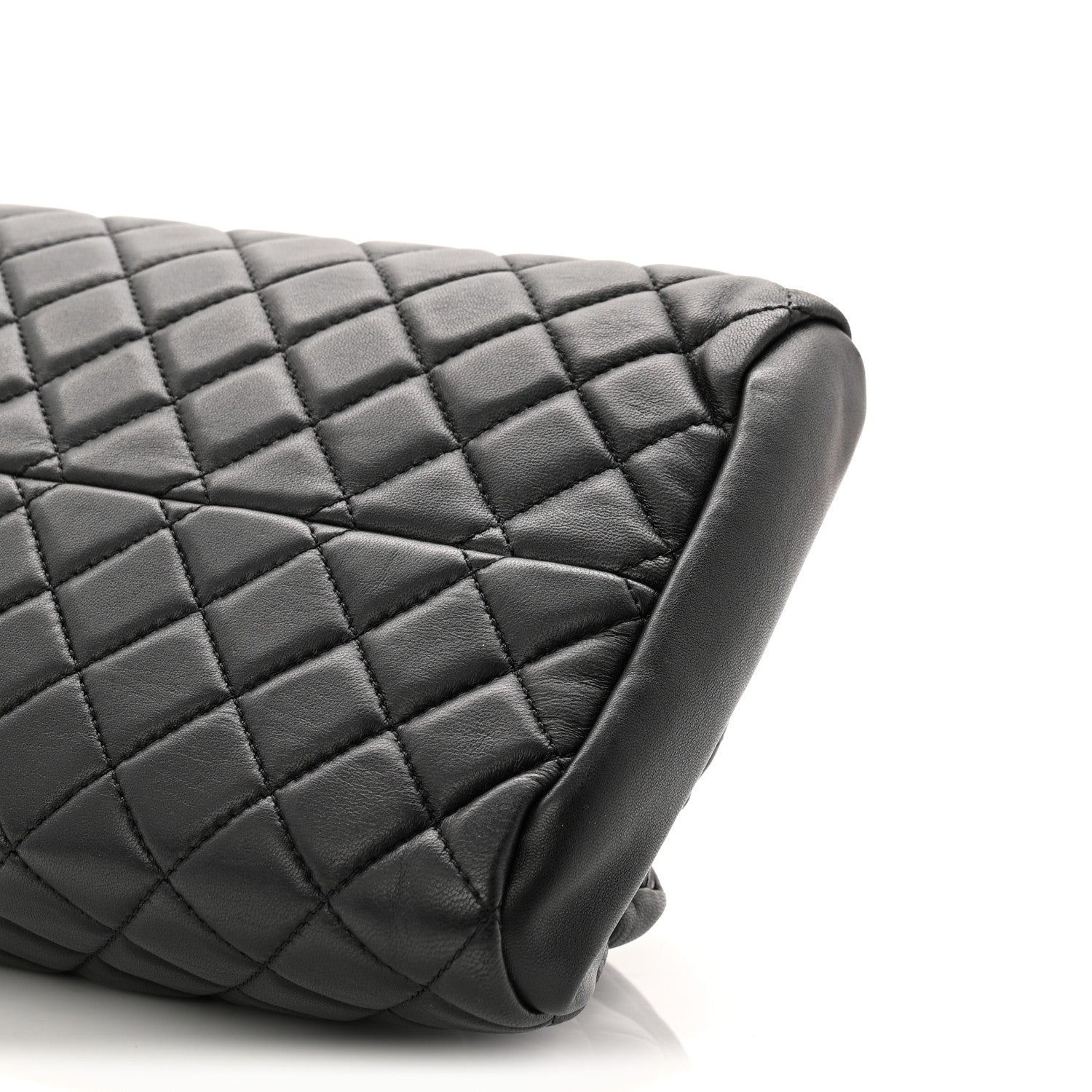 Lambskin Quilted Medium Just Mademoiselle Black