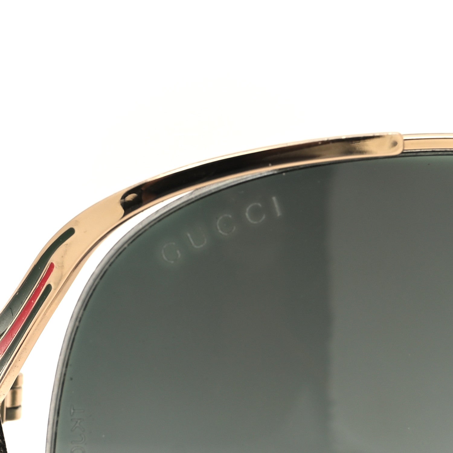 Metal Oversized Round Frame GG0225S Sunglasses Gold