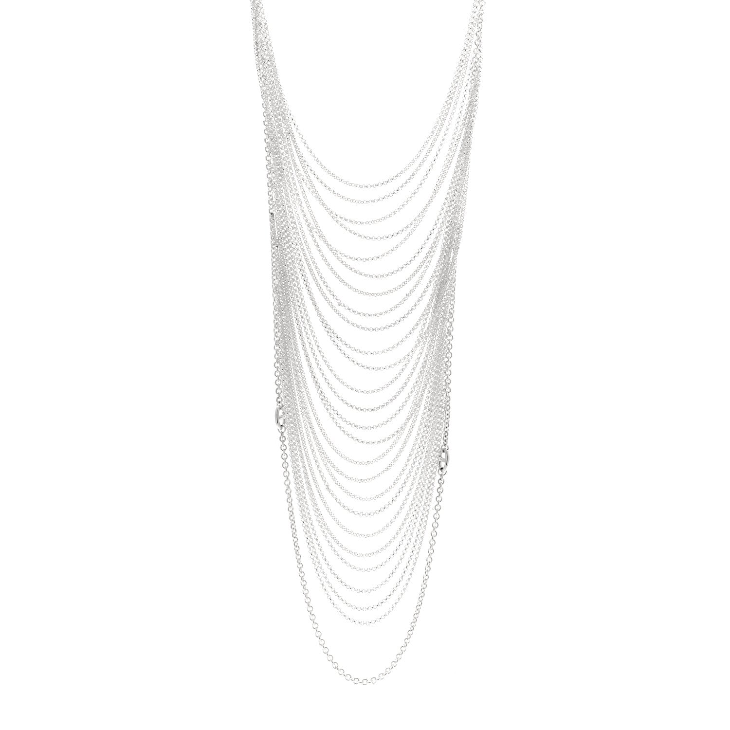 Sterling Silver New Farandole Collier Necklace
