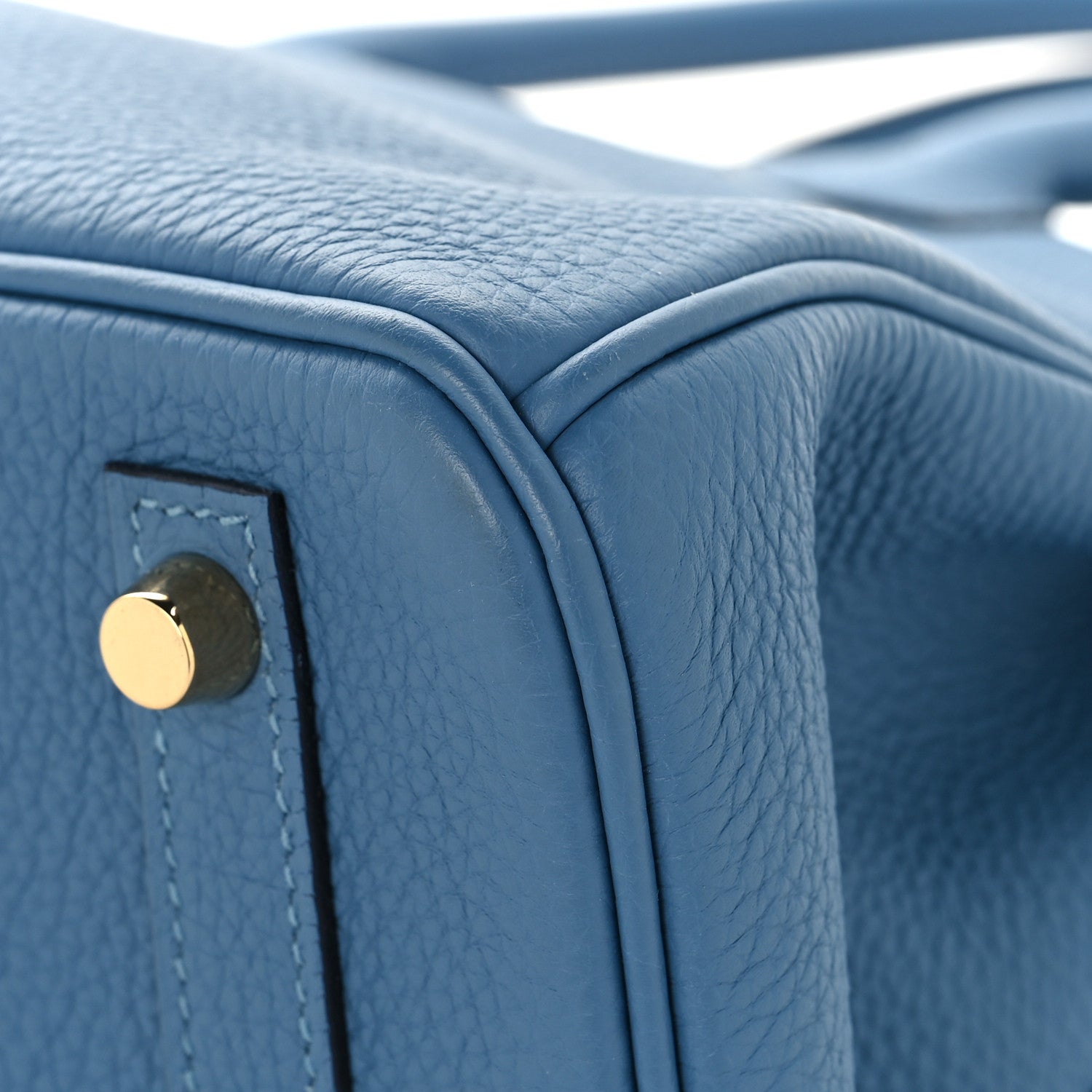 Togo Birkin 30 Bleu Azur