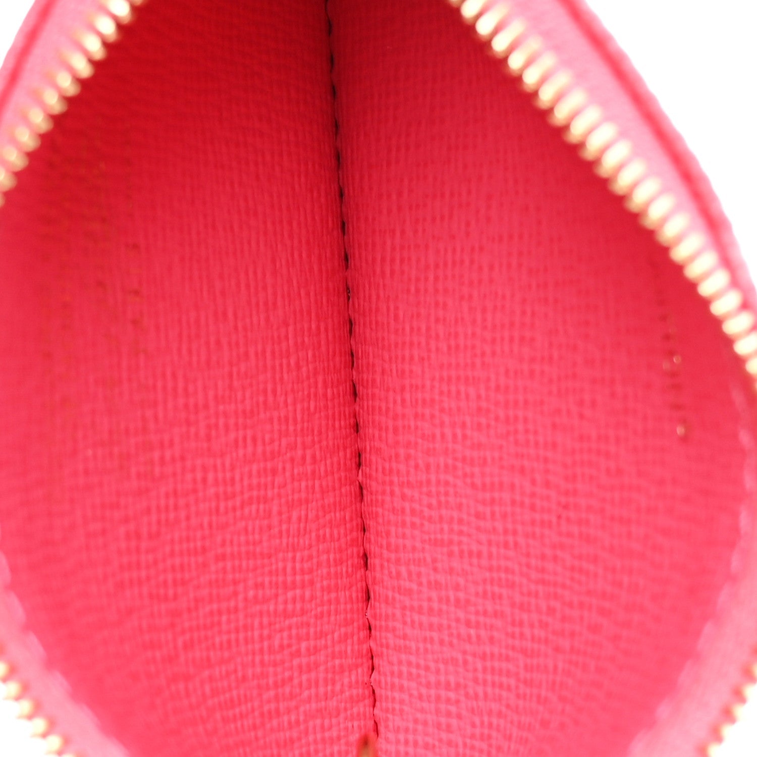 Monogram Origine Lin Key Pouch Rose Ruban