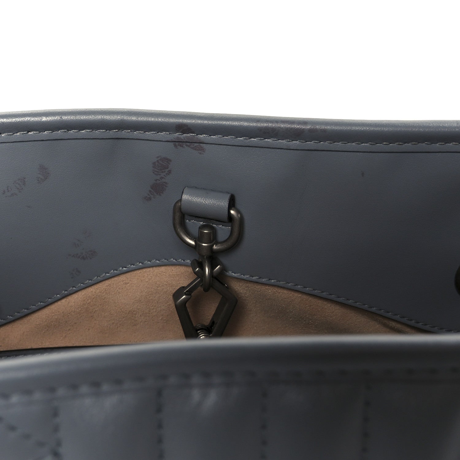 Calfskin Matelasse Aria Medium GG Marmont Shoulder Tote Deep Grey