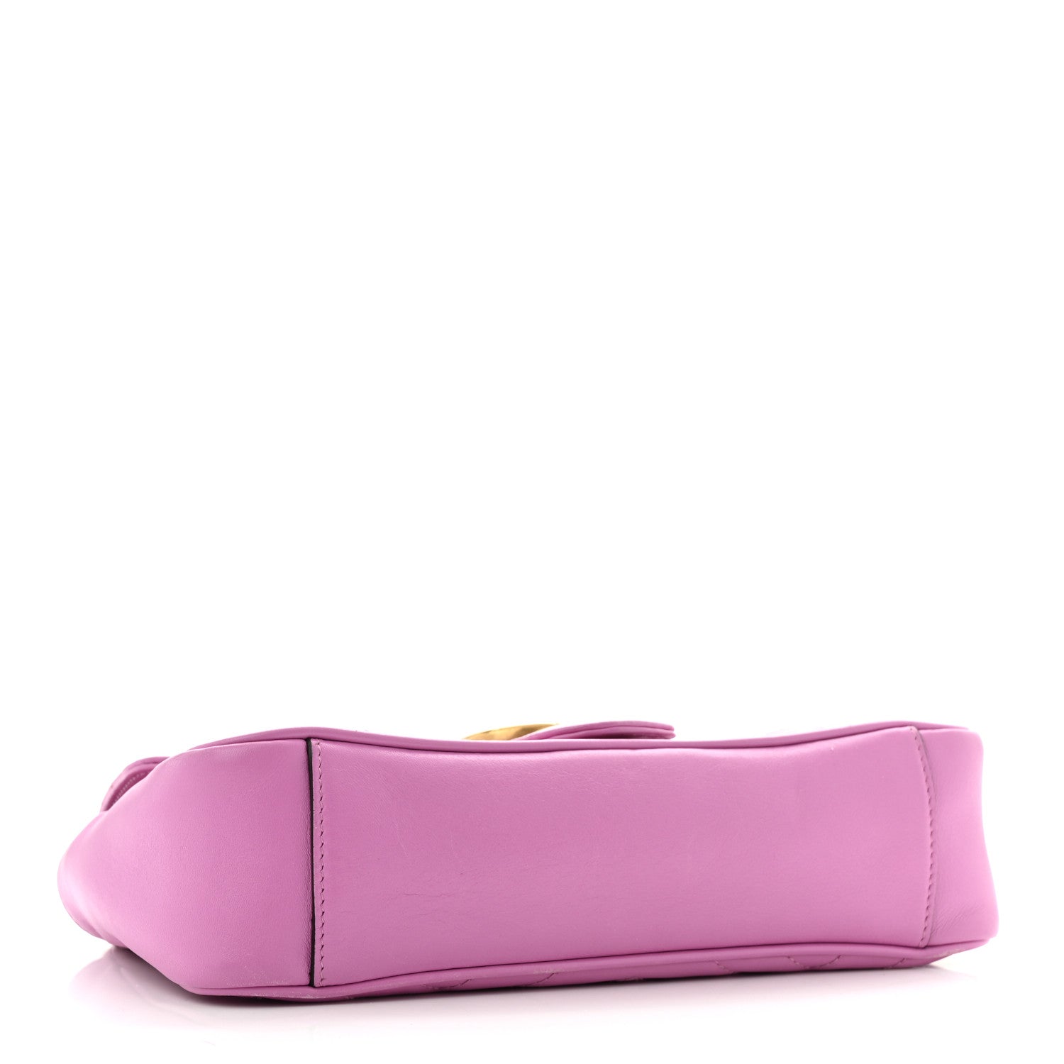 Calfskin Matelasse Small GG Marmont Shoulder Bag Candy Mousse