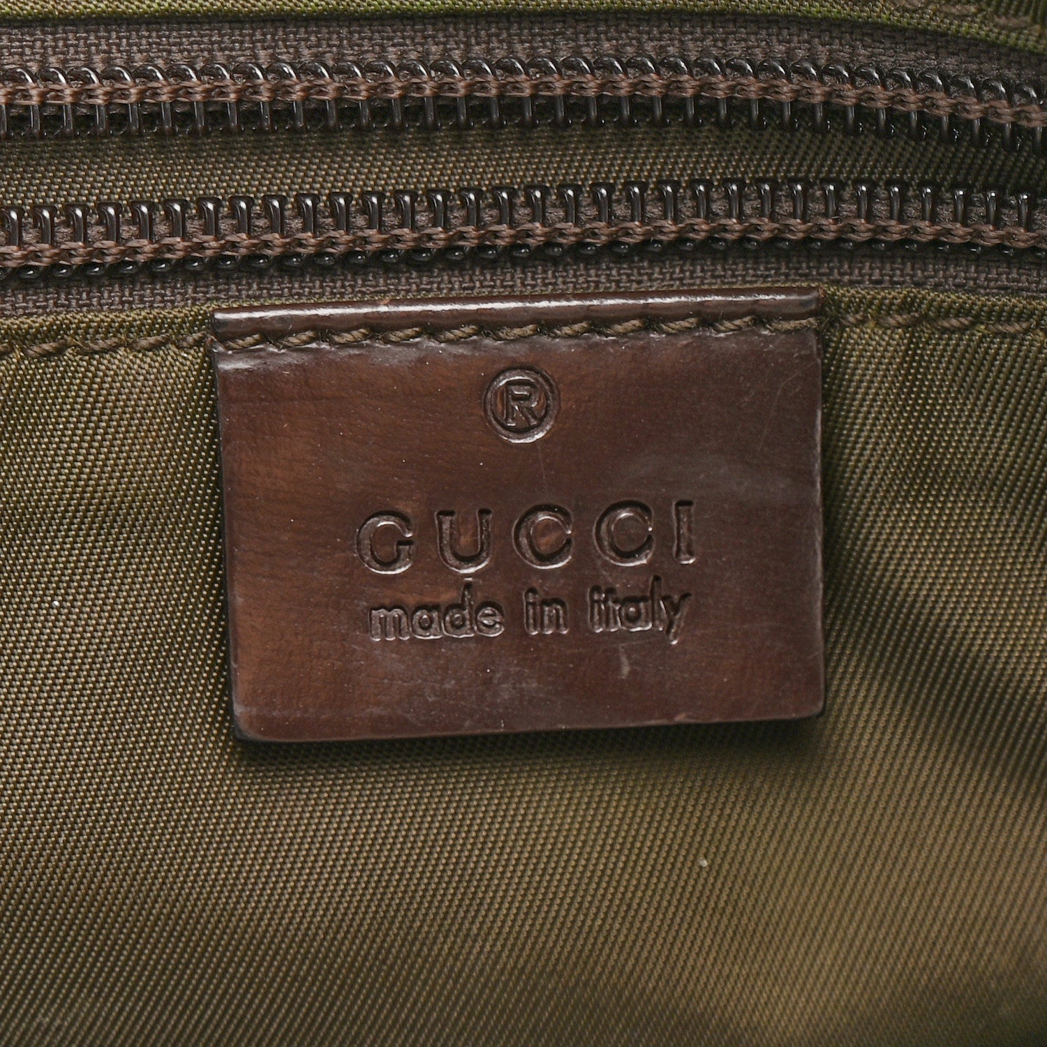 GG Plus Monogram Interlocking G Briefcase Brown