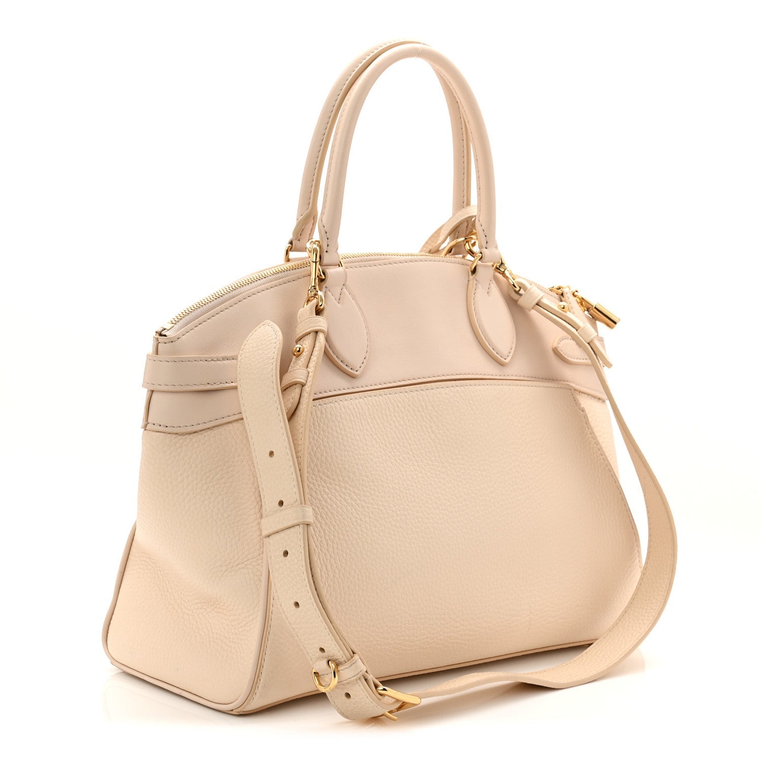 Taurillon Calfskin Vendome MM Creme