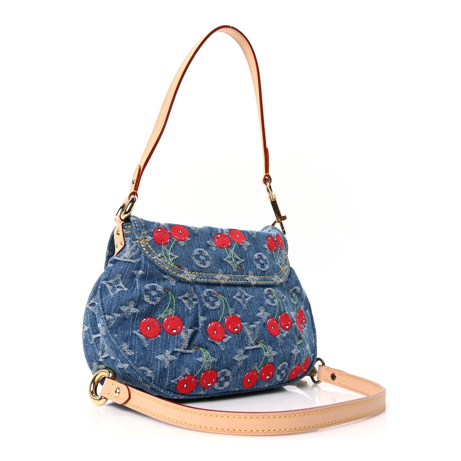 LV X TM Monogram Denim Cerises Sunset