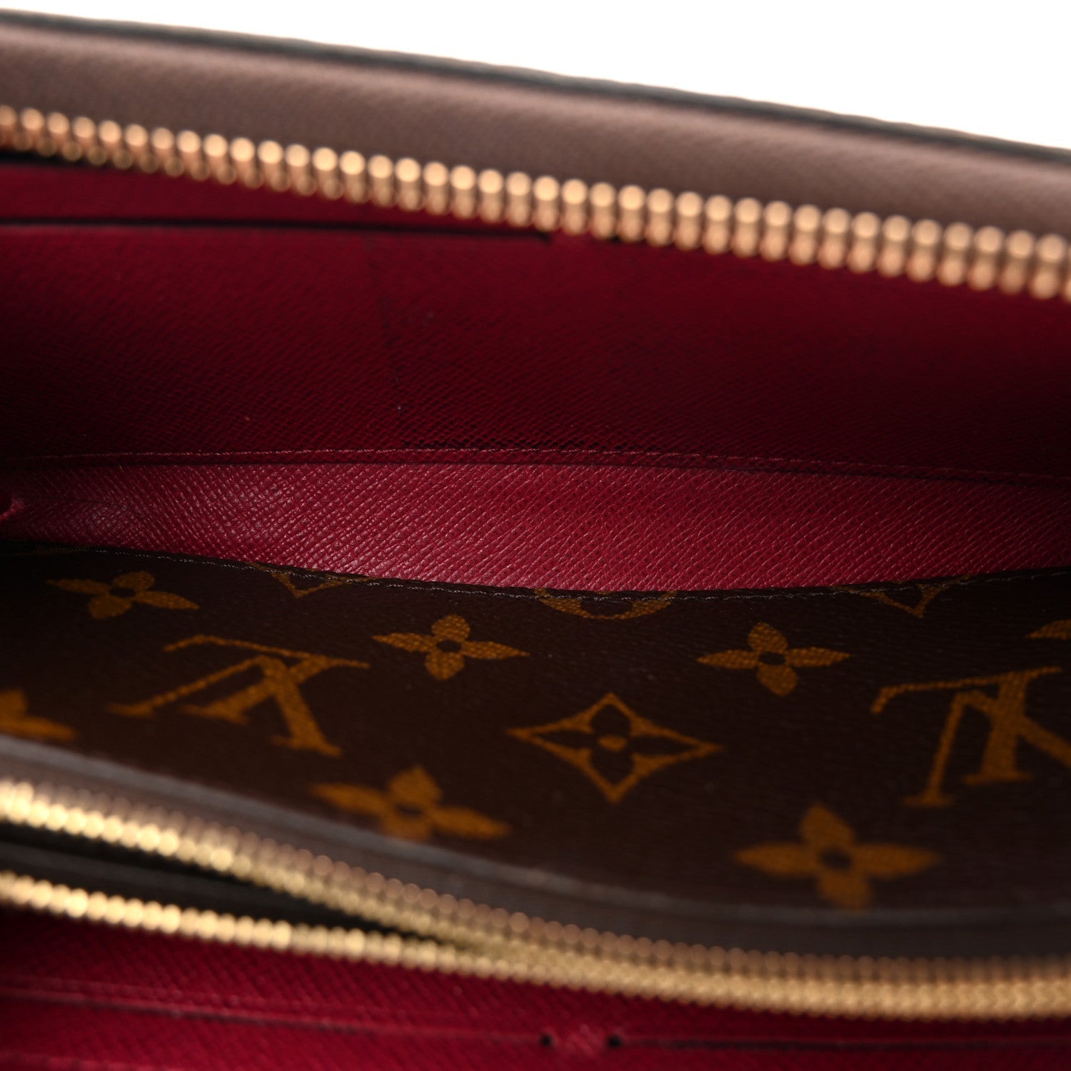 Monogram Clemence Wallet Fuchsia