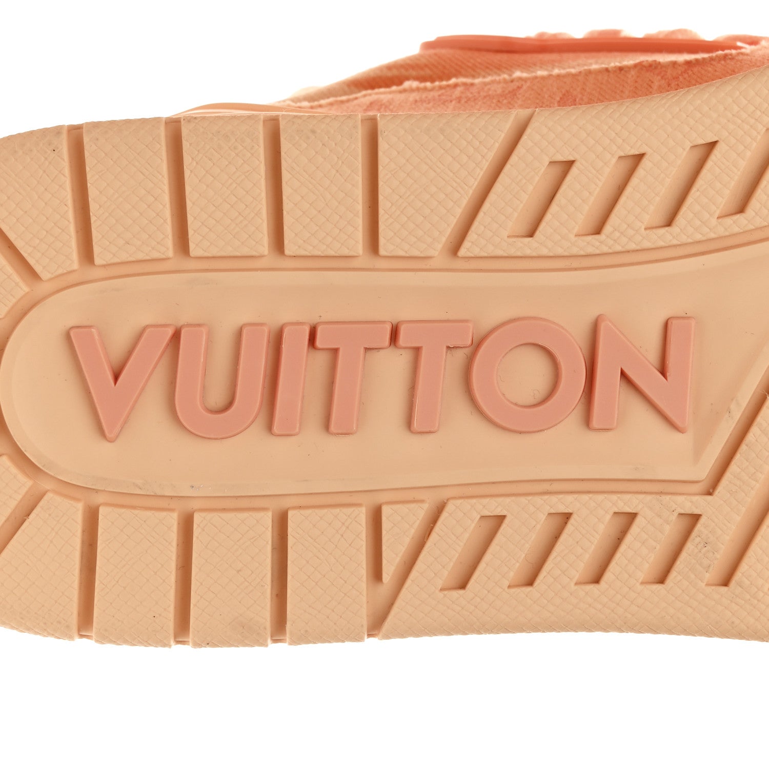 Monogram Denim Mens LV Trainer Sneakers 8 Orange