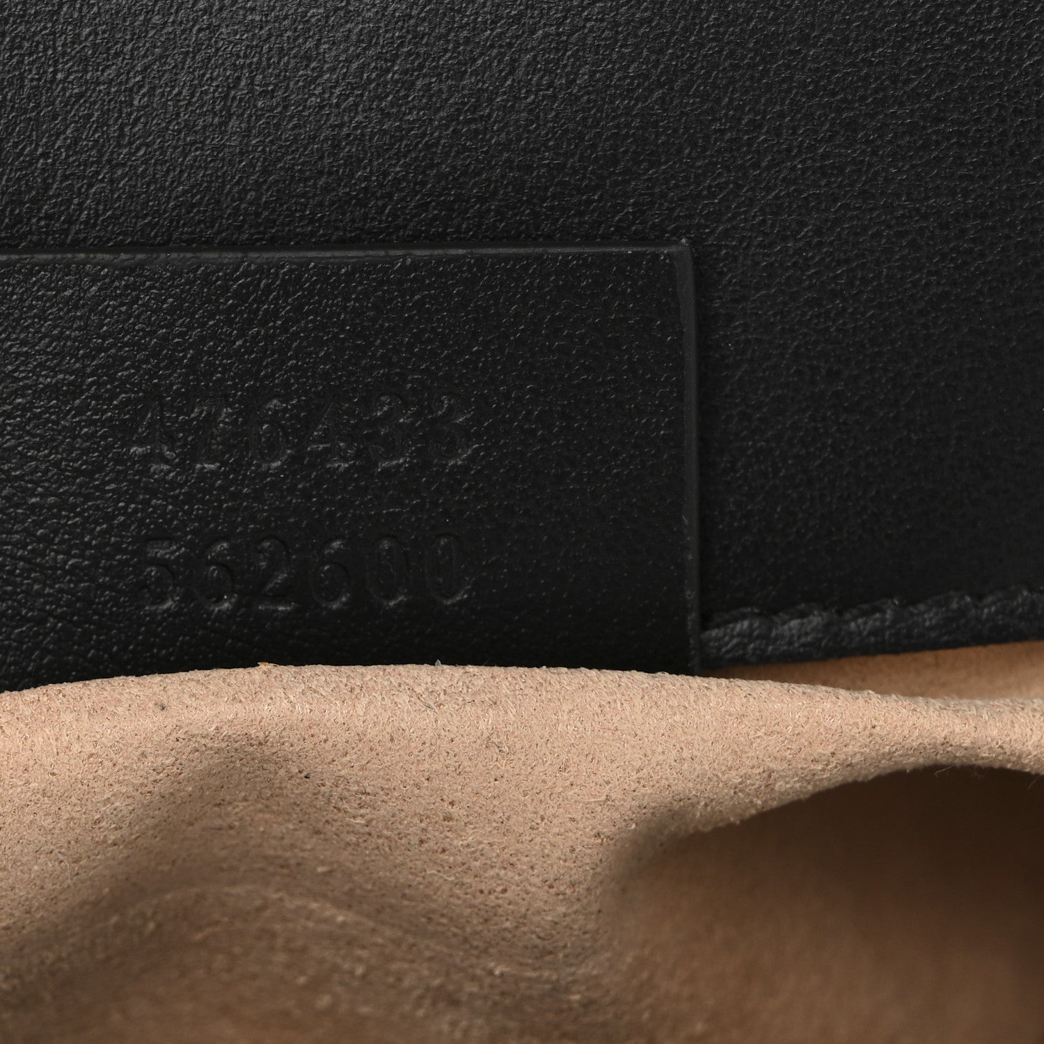 Calfskin Matelasse Super Mini GG Marmont Shoulder Bag Black