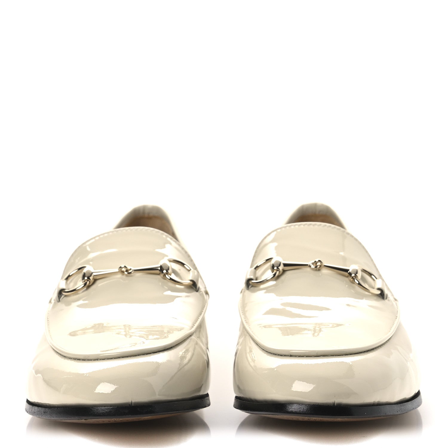 Patent Womens Jordaan Loafers 39.5 New Ivory
