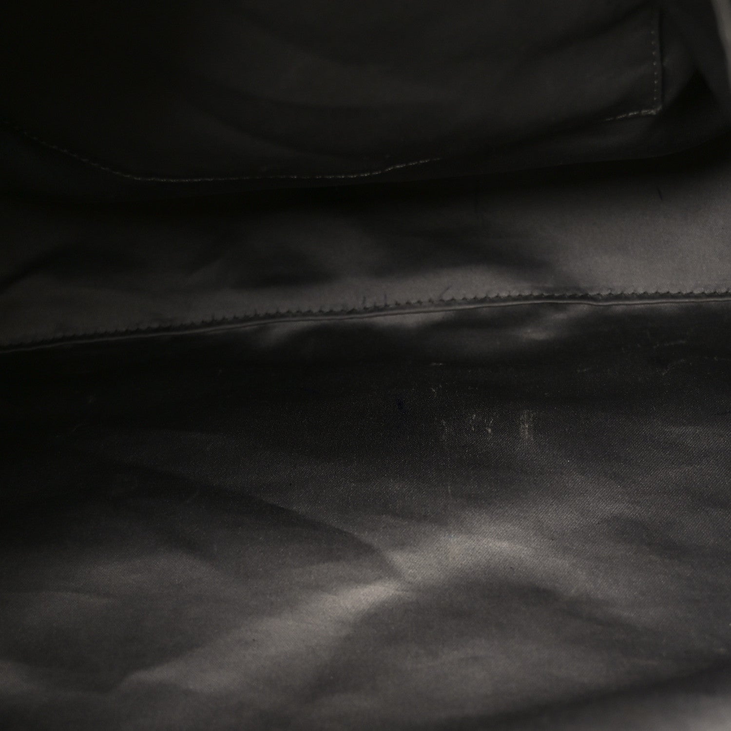 Crinkled Coated Canvas Le Marais Hobo Black