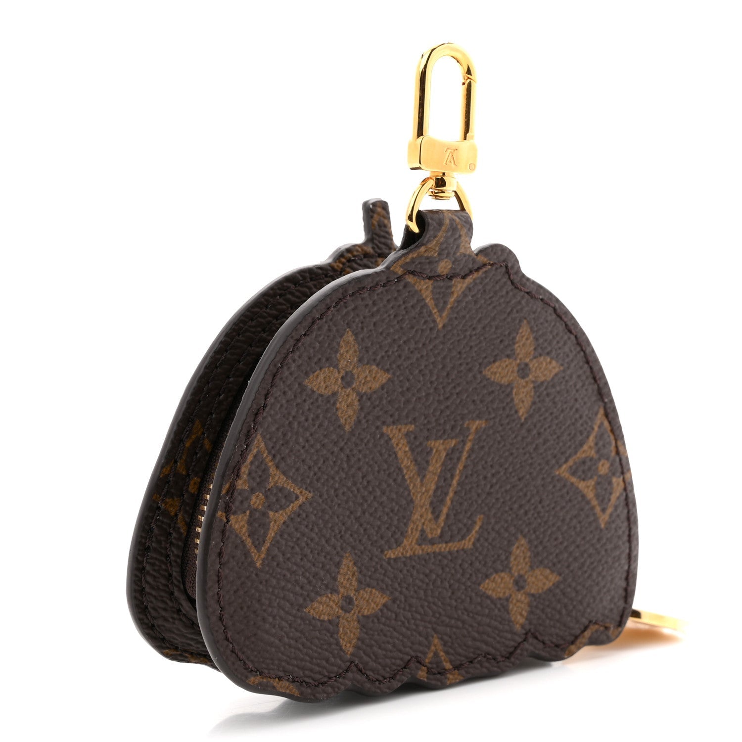 LV X YK Monogram Pumpkin Coin Purse